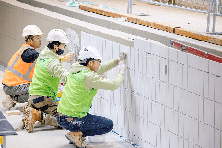 Advanced Pool Interior Tiling